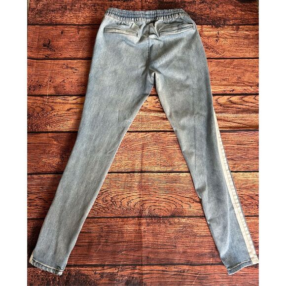 PacSun Active Stretch Denim‎ Joggers Skinny Jeans Blue Pants Men's Size Medium - Picture 5 of 11